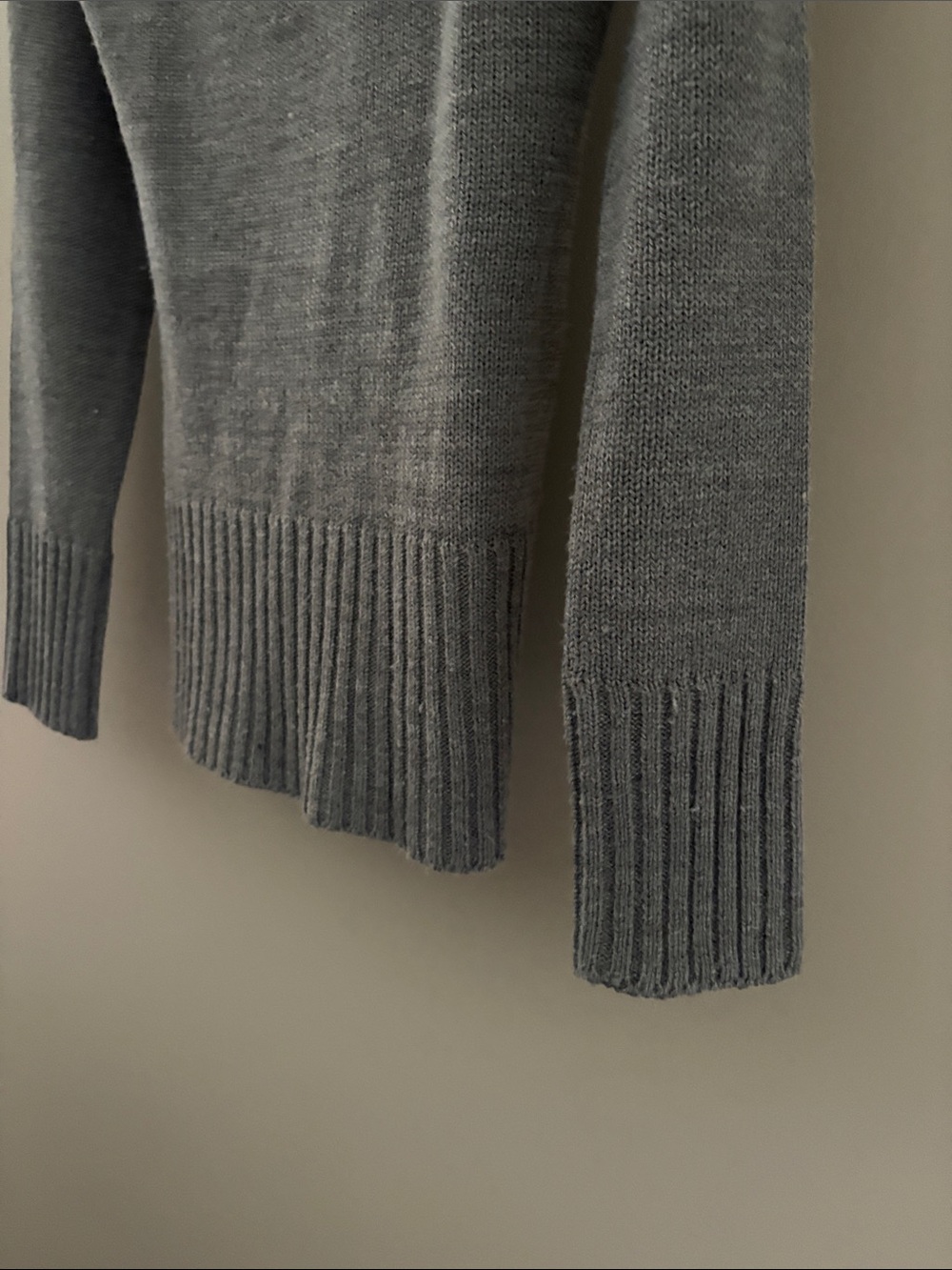Suzy Shier Gray Cowl Neck Sweater - Picture 6 of 13
